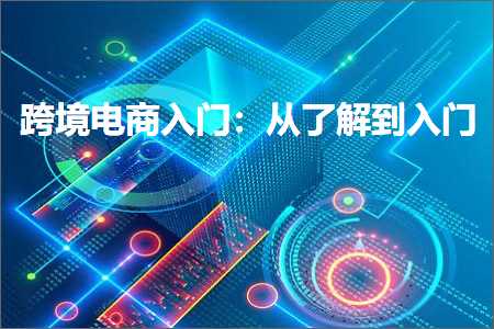 跨境电商知识:跨境电商入门：从了解到入门